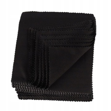 Black Micofiber eyeglasses cleaning cloth