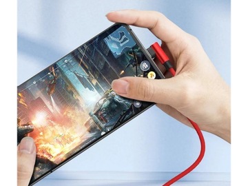 УГЛОВОЙ USB-КАБЕЛЬ USB-C TYPE C ДЛЯ БЫСТРОЙ ЗАРЯДКИ ТЕЛЕФОНА QC, НЕЙЛОН, 1 м