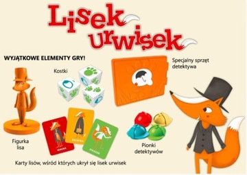 ЛИСЕК УРВИСЕК СЕМЕЙНАЯ НАСТОЛЬНАЯ ИГРА ДЛЯ ДЕТЕЙ