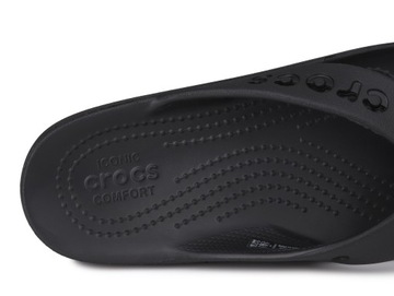 Klapki, japonki, damskie, Crocs BAYA PLATFORM FLIP BLACK