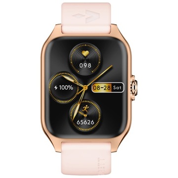 Smartwatch Damski Garett 5904238486030 różowy pasek