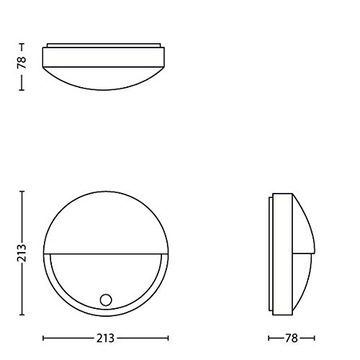 KINKIET OGRODOWY PHILIPS Z CZUJNIKIEM RUCHU