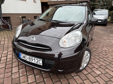 Nissan Micra IV Hatchback 5d 1.2 80KM 2011 Nissan Micra TYLKO 134tyśkm 1WŁAŚCICIEL 1.2B CLIMATRONIC 2011 ZADBANA Tekna, zdjęcie 18