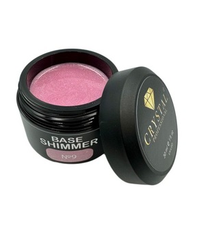 Baza Hybrydowa Kamuflująca CRYSTAL PROFESSIONAL Base Shimmer #9 15ml