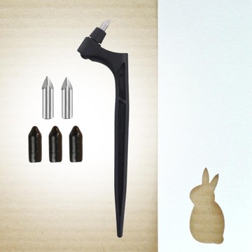 Набор прецизионных ножей с тремя лезвиями. Нож для хобби, нож для мясника.