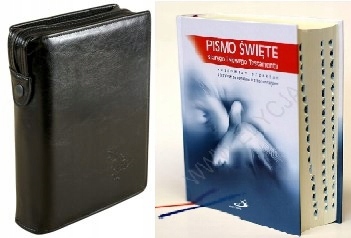PISMO ŚWIĘTE ST I NT z Paginatorami +oprawa czarna