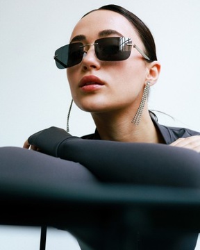 ПРЯМОУГОЛЬНЫЕ БЕЗОКРАМНЫЕ УЗКИЕ ОЧКИ МОДНОЕ РЕТРО.