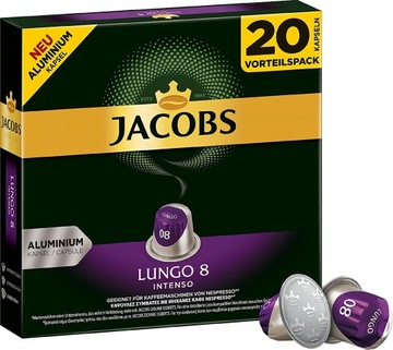 KAWA do NESPRESSO JACOBS LUNGO INTENSO 20 sztuk