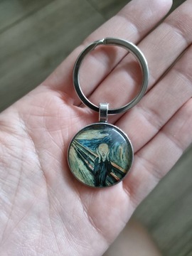 Krzyk Obraz Edvard Munch Breloczek do kluczy Brelok