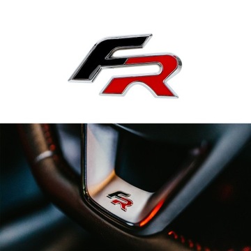 SEAT FR EMBLEMAT ZNACZEK NA KIEROWNICĘ LEON IBIZA ARONA ALTEA ATECA TARRACO