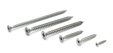 WKRĘT WKRĘTY DO DREWNA NIERDZEWNY 4x12mm 100szt