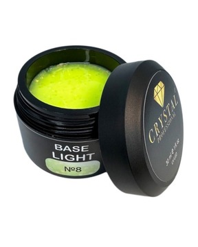 Base Light #8 CRYSTAL PROFESSIONAL Baza Hybrydowa 15ml