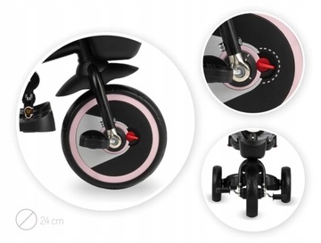 MoMi INVIDIA поворотный трехколесный велосипед 5-в-1