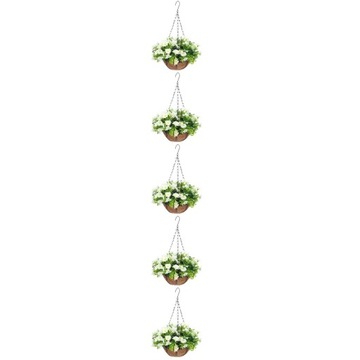 Поддельные подвесные корзины Wazo Chain Decor