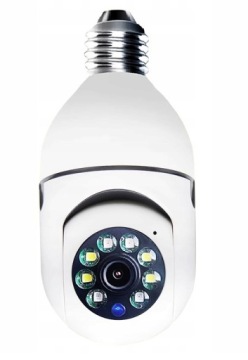 ВРАЩАЮЩАЯСЯ КАМЕРА, СКРЫТАЯ В ЛАМПОЧКЕ NIGHT LIVE WIFI