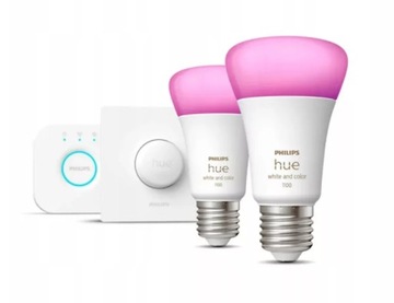 PHILIPS HUE WHITE AND COLOR AMBIANCE 1100 E27 ZESTAW STARTOWY