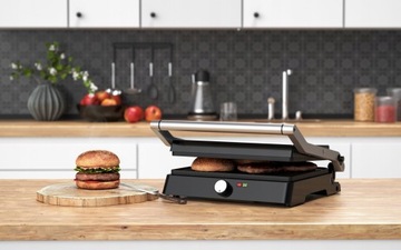 ЭЛЕКТРИЧЕСКИЙ ГРИЛЬ Тостер PANINI Сэндвич-тостер РАСШИРЯЕМАЯ МОЩНОСТЬ 2200 Вт