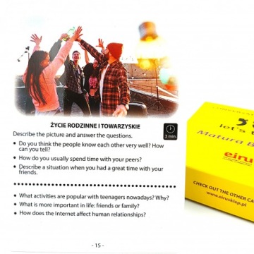 Карточки для разговора - Давайте поговорим - MATURA BASIC 2