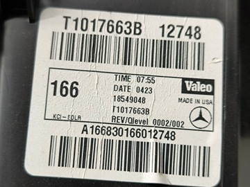 MERCEDES-BENZ GL X166 2013 Z ZADU RADIÁTOR / KOMPLET