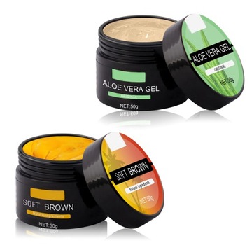 КОРИЧНЕВЫЙ СОЛНЦЕЗАЩИТНЫЙ КРЕМ 50г + ГЕЛЬ АЛОЭ 50Г