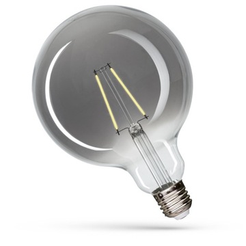 ŻARÓWKA LED DUŻA FILAMENT LED EDISON RETRO 8W E27 G125 BARWA BIAŁA CIEPŁA