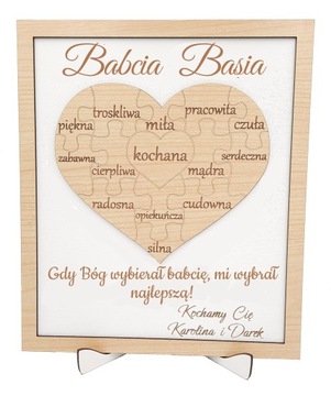 PREZENT NA DZIEŃ BABCI I DZIADKA PODZIĘKOWANIE DLA BABCI DZIADKA RAMKA