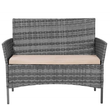 КОМПЛЕКТ САДОВОЙ МЕБЕЛИ ДИВАН СТОЛ РОТАНГОВЫЕ СТУЛЬЯ КОМПЛЕКТ МЕБЕЛИ ДЛЯ 5 ЧЕЛОВЕК