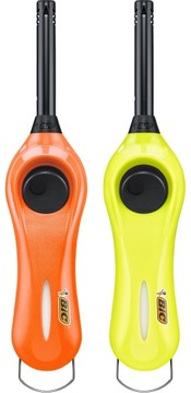 BIC MEGALIGHTER ЗАЖИГАЛКА FLUO ДЛИННАЯ СВЕЧА ГАЗОВАЯ ЗАЖИГАЛКА x2