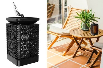LAMPA SOLARNA LED LATARENKA świeca EFEKT PŁOMIENIA
