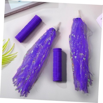 Велосипедные ручки Детские велосипедные ручки с лентами 2 шт. Фиолетовый