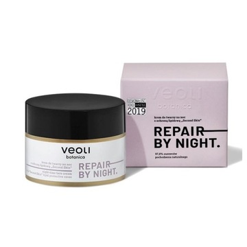 Veoli Botanica, REPAIR BY NIGHT, Krem do twarzy na