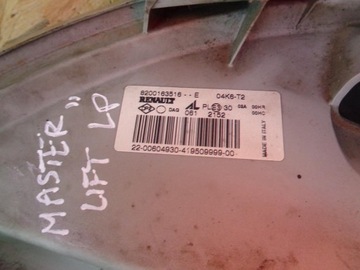 ЛЕВЫЙ ПЕРЕДНИЙ ФОНАРЬ + ПОВОРОТНИК RENAULT MASTER II 2 LIFT 04-