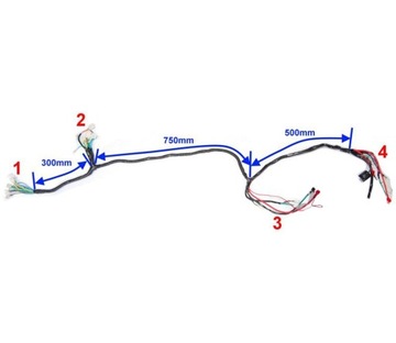 Жгут кабелей для электроустановки Quest Zip Romet Kinroad Scooter GY6 4T