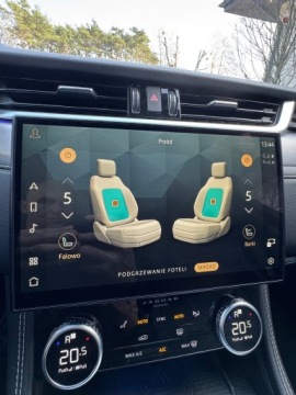 Jaguar F-Pace SUV Plug-In 2.0 P PHEV 404KM 2022 Jaguar F-Pace P400e AWD HSE Windsor Masaże Panorama Koła 21' Serwis! FV 23%, zdjęcie 10