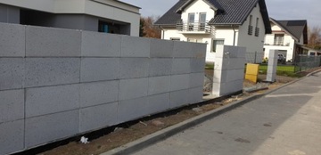 Блок заборный 40х25х40