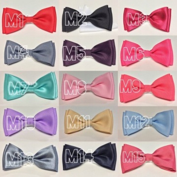 СИНИЙ ДЕТСКИЙ ГАЛСТУК-БАБОЧКА С БЛЕСКАЮЩИМИ МАЛЬЧИКАМИ