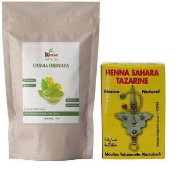 Zestaw Sahara Tazarine 100g i Cassia obovata Kvaas 100g
