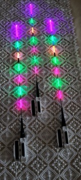 Светящийся гибкий индикатор подачи, вибрирующая насадка + батарейка CR425