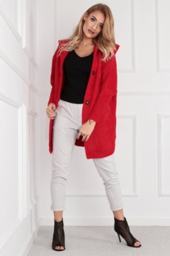 АЛЬПАКА КОРОТКИЙ КАПЮШОН КРАСНЫЙ 1946 г.