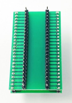 Переходник TQFP48 (0,5 мм) — PDIP48 — универсальный 1:1