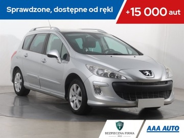 Peugeot 308 I SW 1.6 VTi 120KM 2011 Peugeot 308 1.6 VTi, Klima, Tempomat, Parktronic