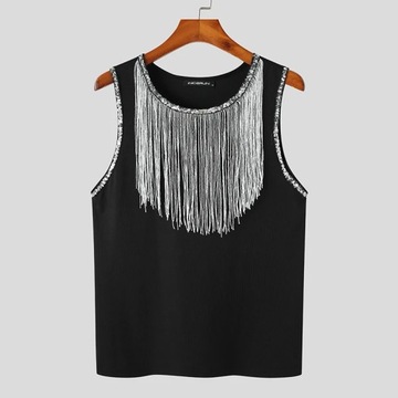 INCERUN Tops 2023 American Style New Men's Flash F