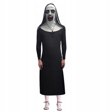MASKA LATEKSOWA HORROR ZAKONNICA HALLOWEEN COSPLAY