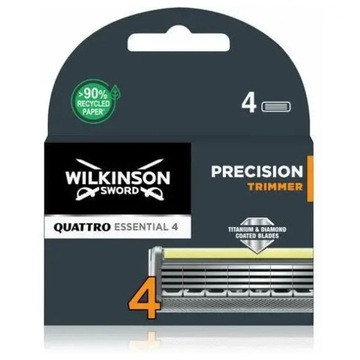 Wilkinson Quattro Titanium Precision 4x wkłady do maszynki ostrza nożyki
