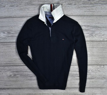 Tommy Hilfiger Bluza Polo Styl Oxford S/M