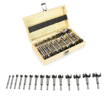 FREZY DO DREWNA 15PCS Sedniki Sękowniki 10-50mm