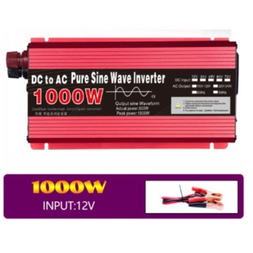 Měnič Napětí Automobilová 12V 230V 1000W Sinus Proud