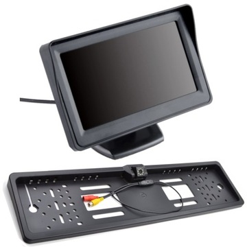 Monitor 4,3'' KAMERA COFANIA w RAMCE 8 LED ZESTAW