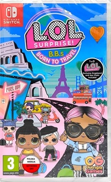 LOL L.O.L. SURPRISE! B.B.s BORN TO TRAVEL NOWA PL SWITCH + DODATKI