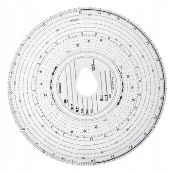 Таблицы для тахографа 125-24EC4K, до 125 км/ч, Kienzle, 100 шт.